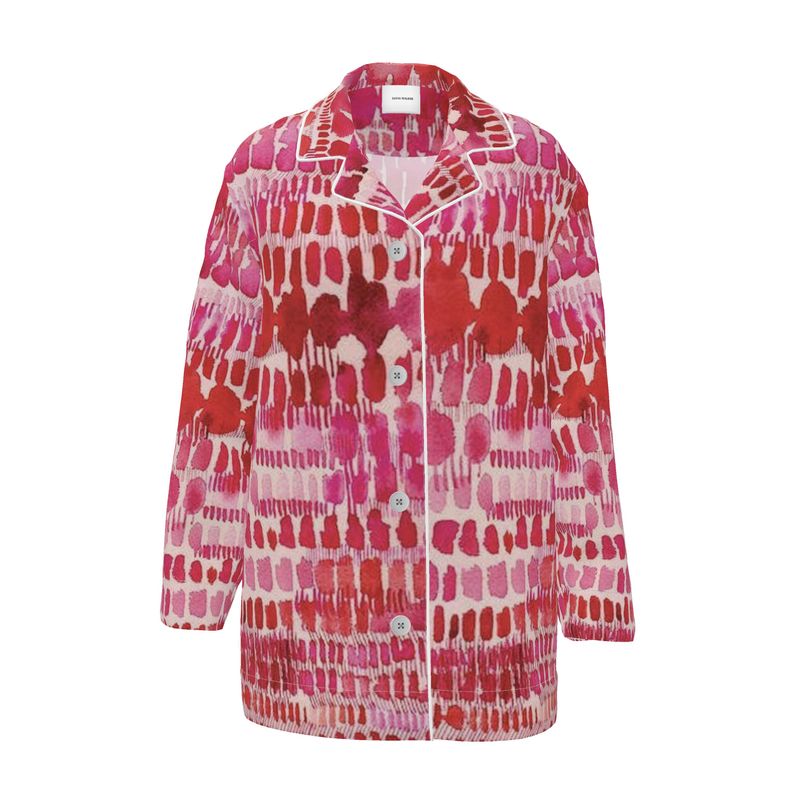 Pink Sea Luxury Silk shirt