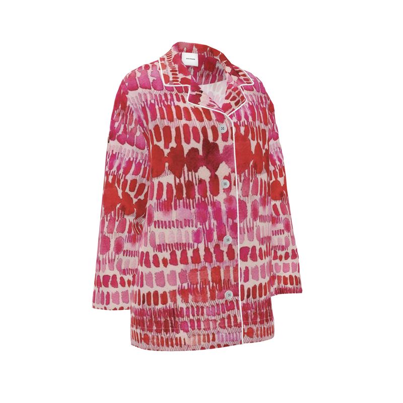 Pink Sea Luxury Silk shirt