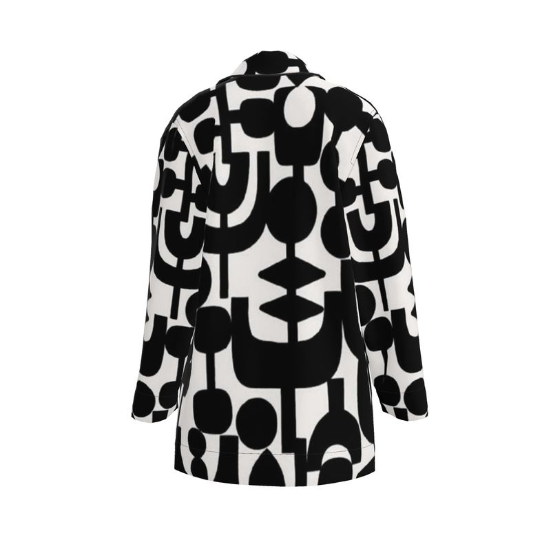 Black & White Geometric Luxury Pajama top