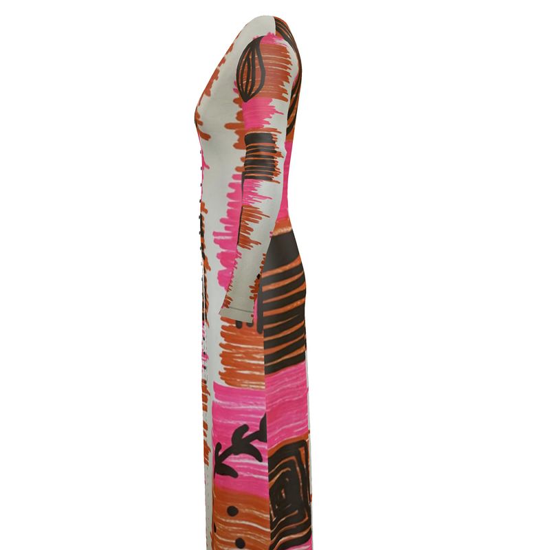 Santorini Color Block long cardigan