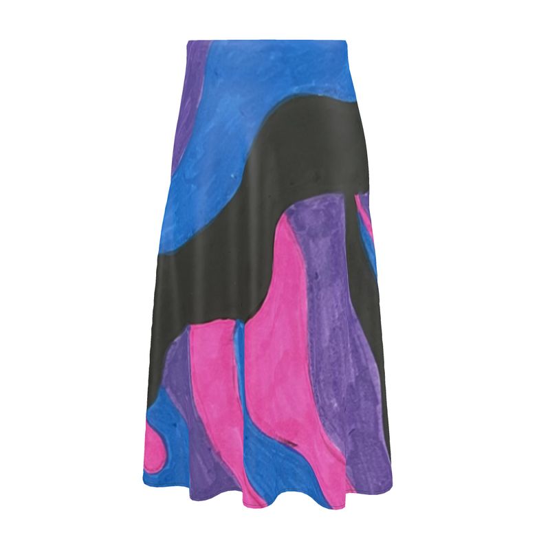 Waves Midi skirt