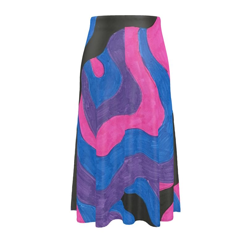 Waves Midi skirt