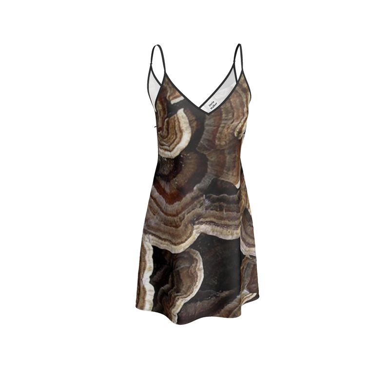 Goddess Luxury short silk slip dress