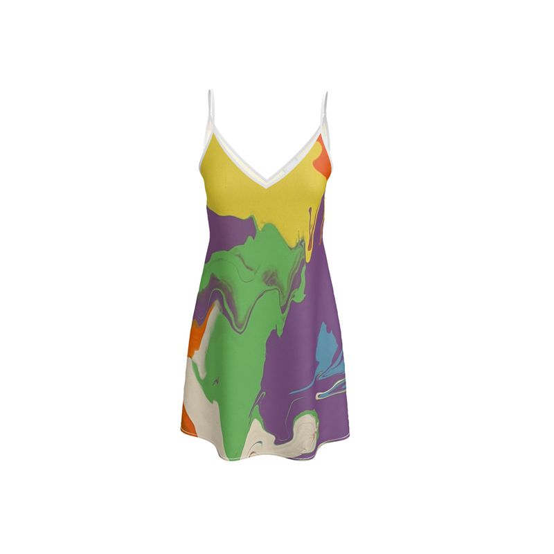 Iris short slip dress