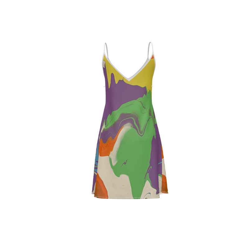 Iris short slip dress