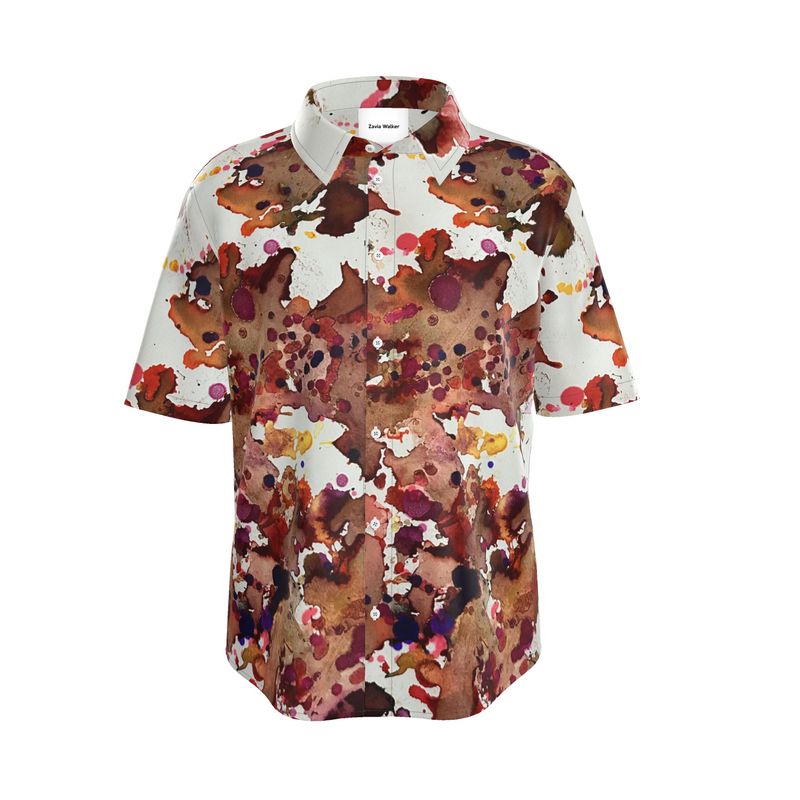 pink satin shirt
