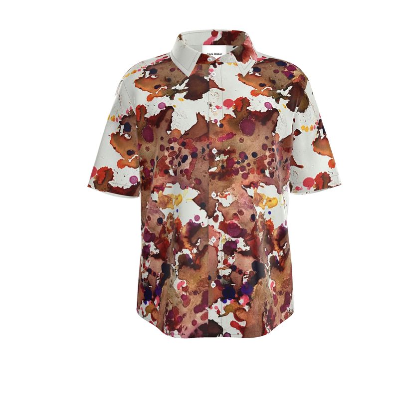 pink satin shirt