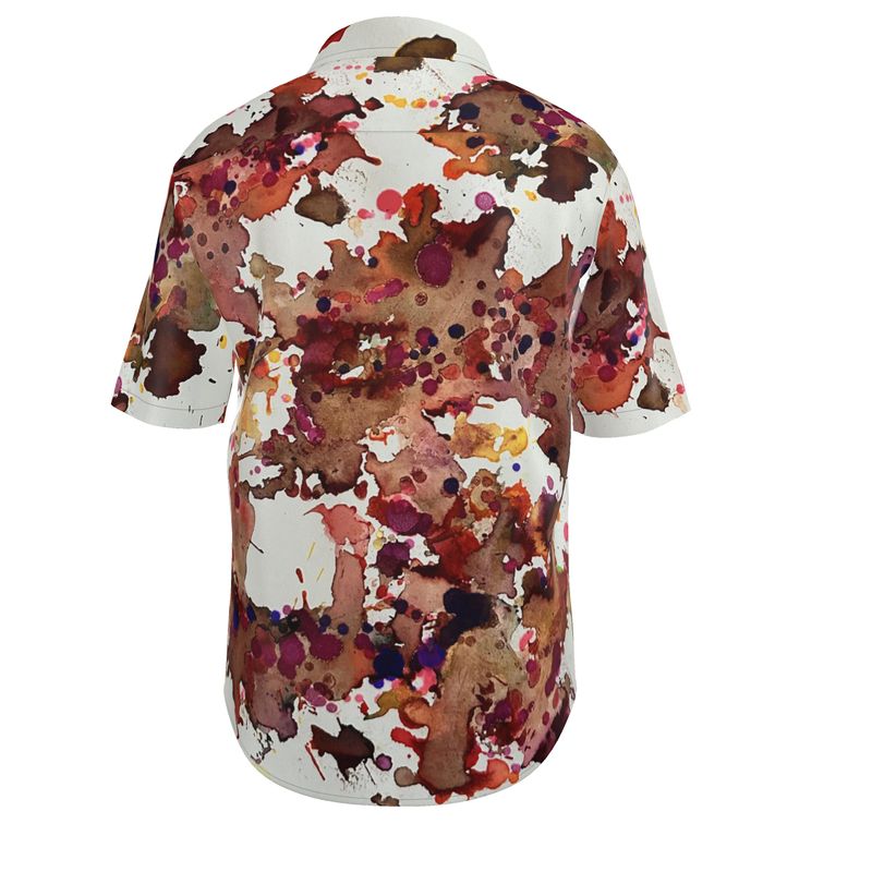 pink satin shirt