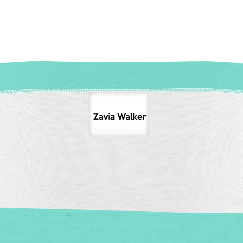 Aqua strapless bikini