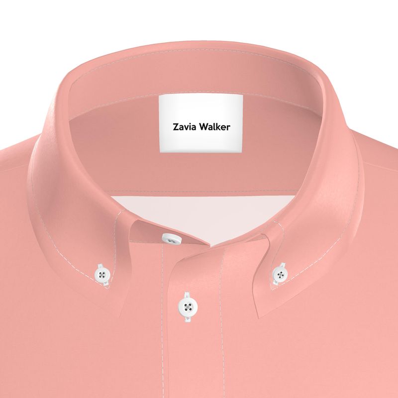 coral silk shirt