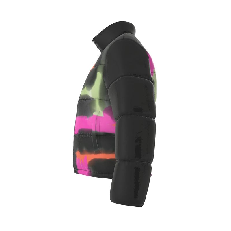 pop of color men's puffer