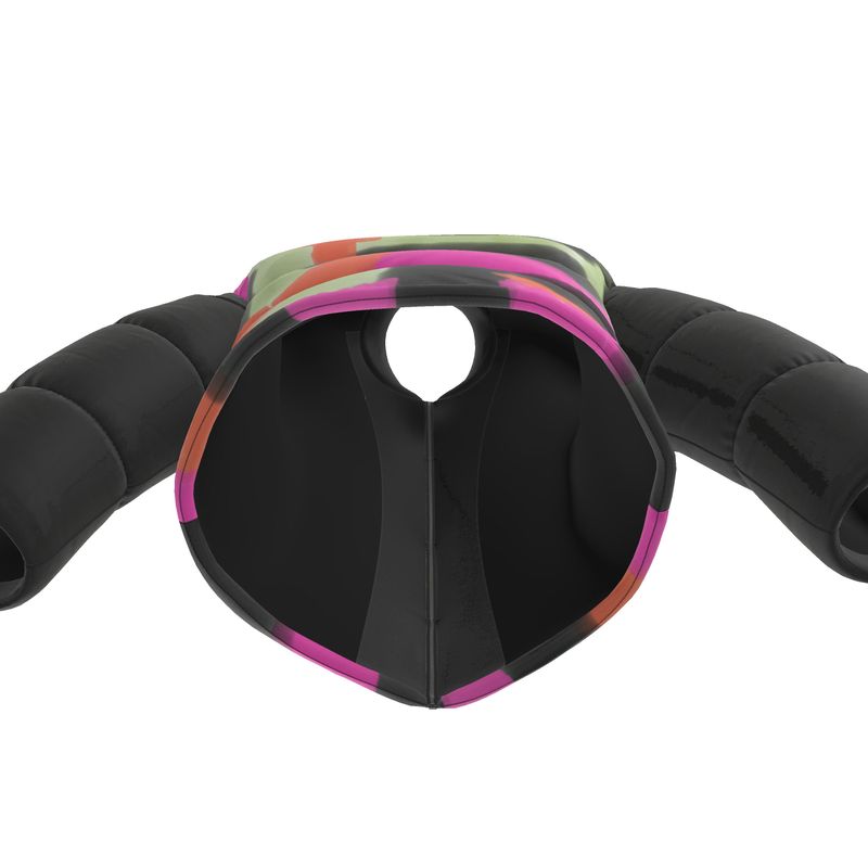 pop of color men's puffer