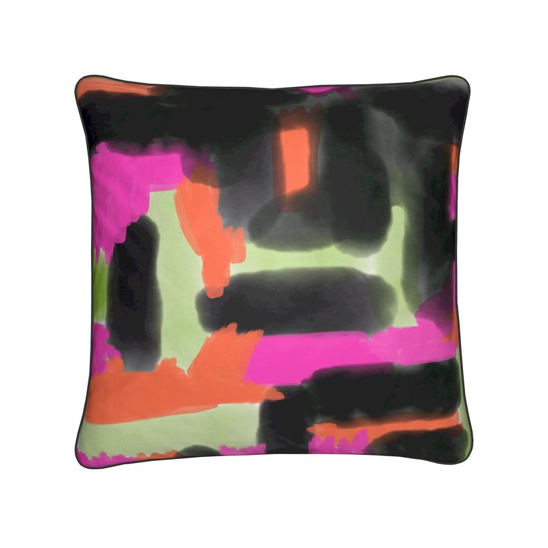 pop of color cushion