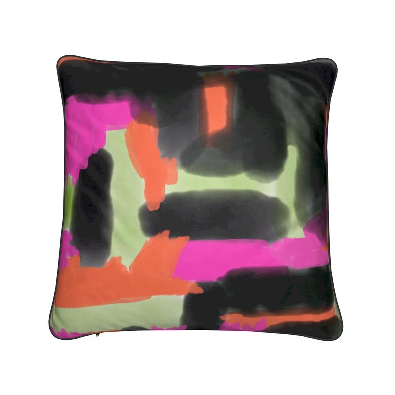pop of color cushion