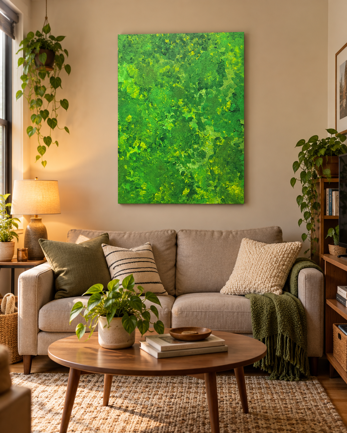 Green Goddess Original Acrylic on Canvas