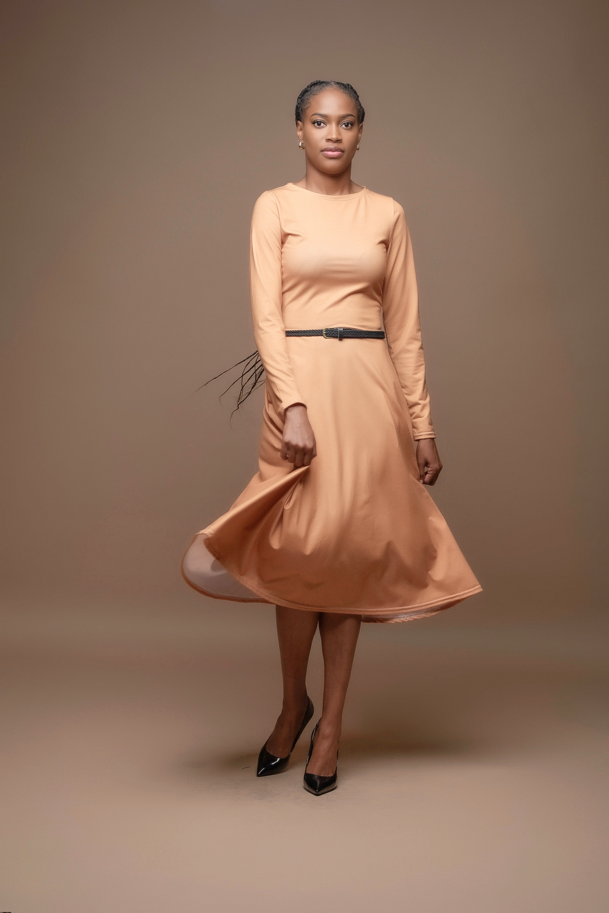 goddess midi dress Golden Goddess long sleeve midi dress 3XL