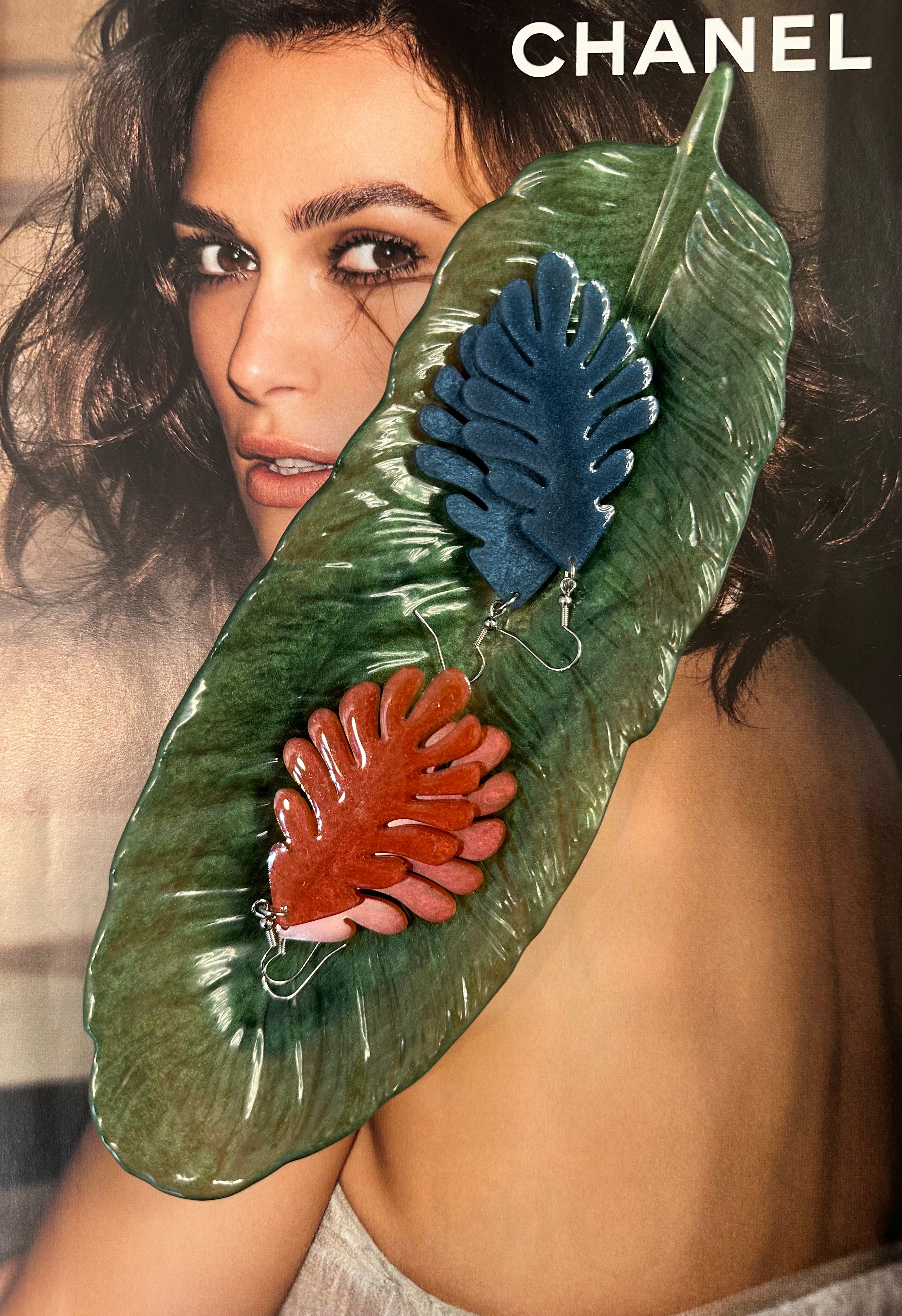 Zavia Walker’s Leaf Earrings