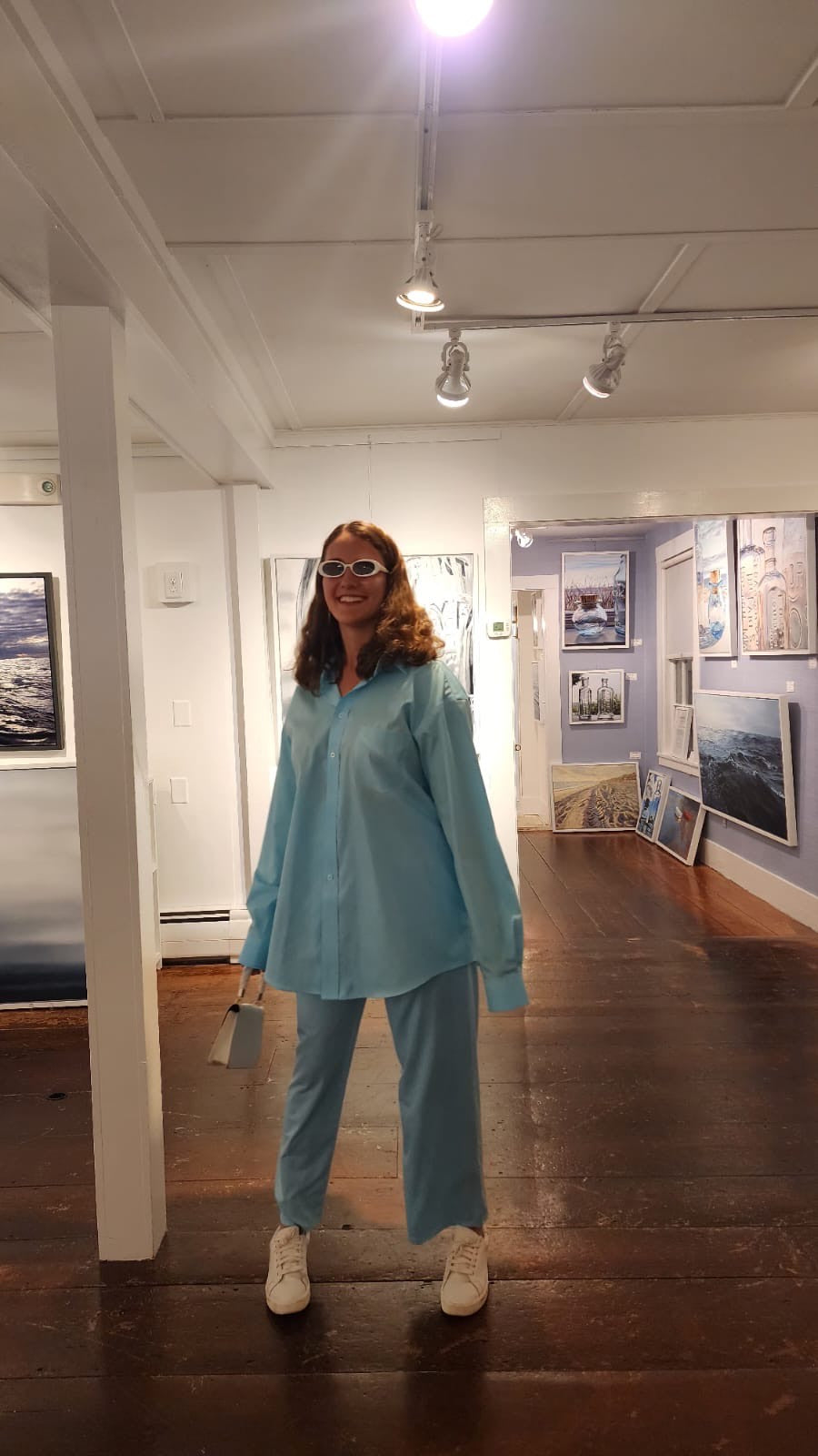 Cotton Candy Blue Crush Button Down Shirt