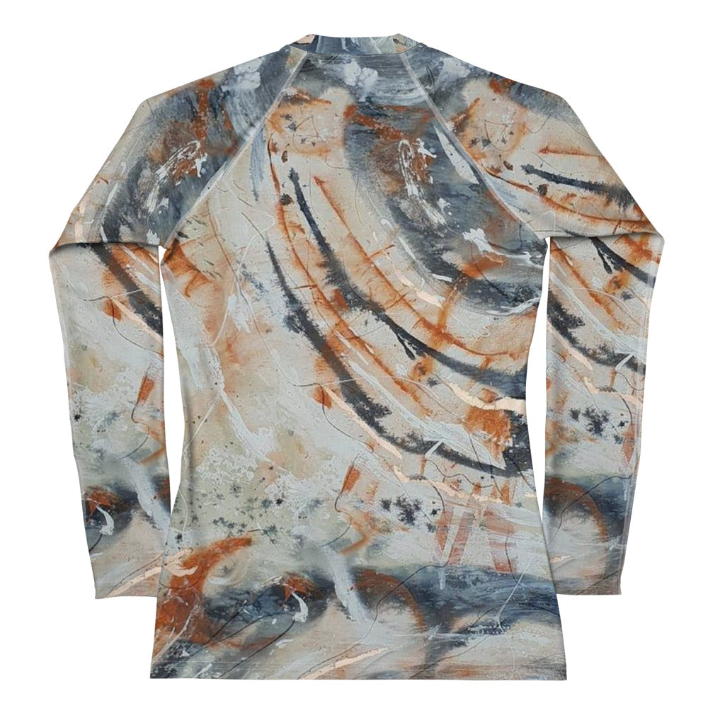 Earthy Tones Women's Long Sleeve Top