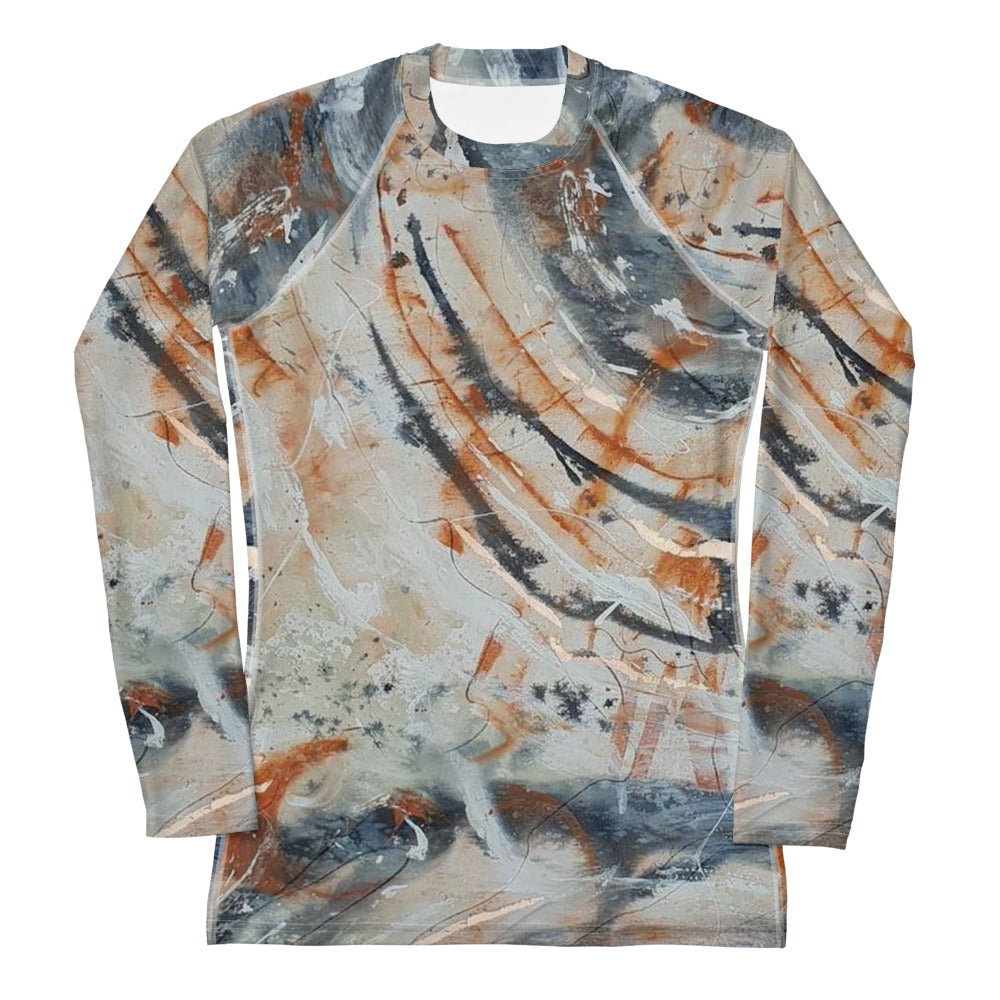 Earthy Tones Women's Long Sleeve Top