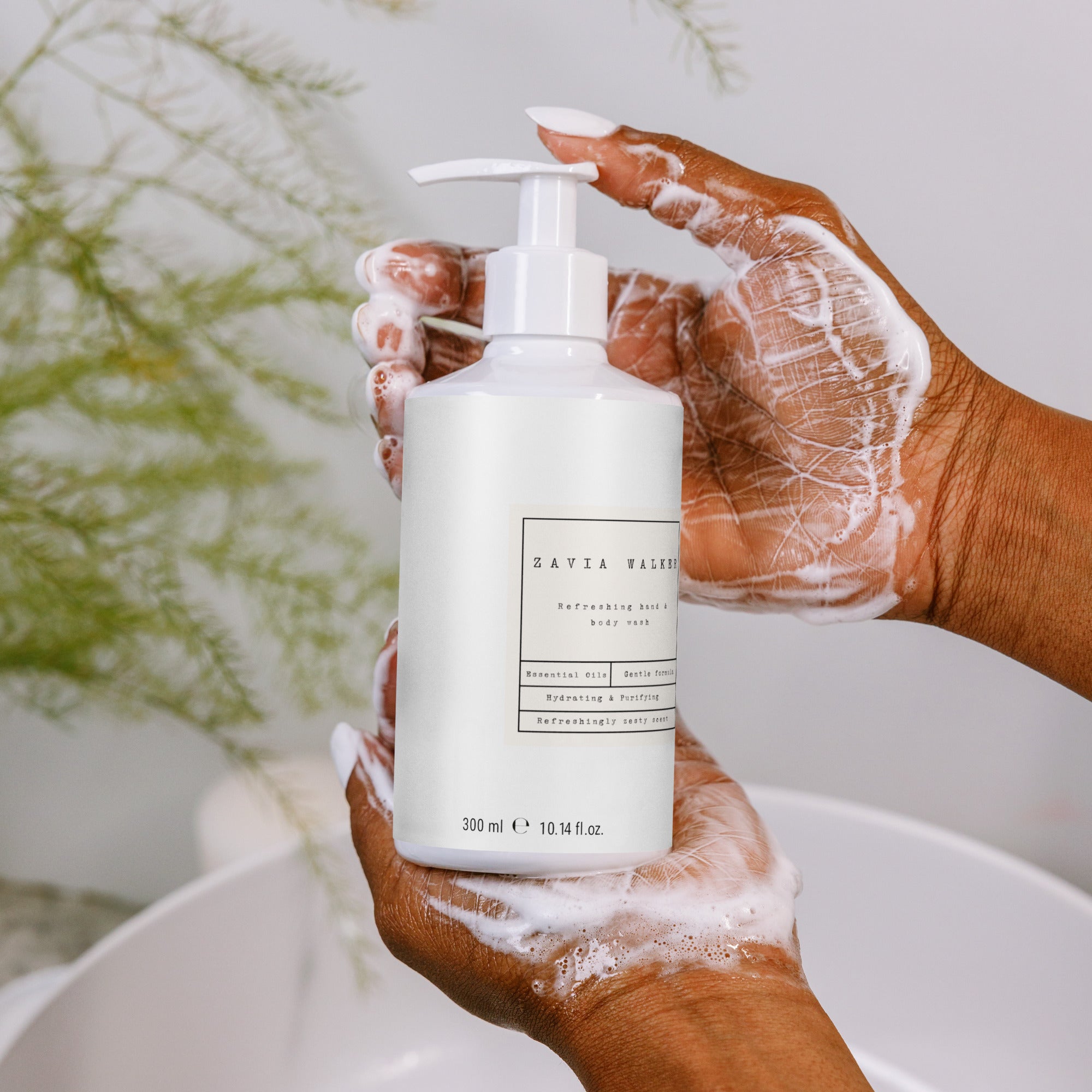 Zavia Walker Beauty Refreshing hand & body wash