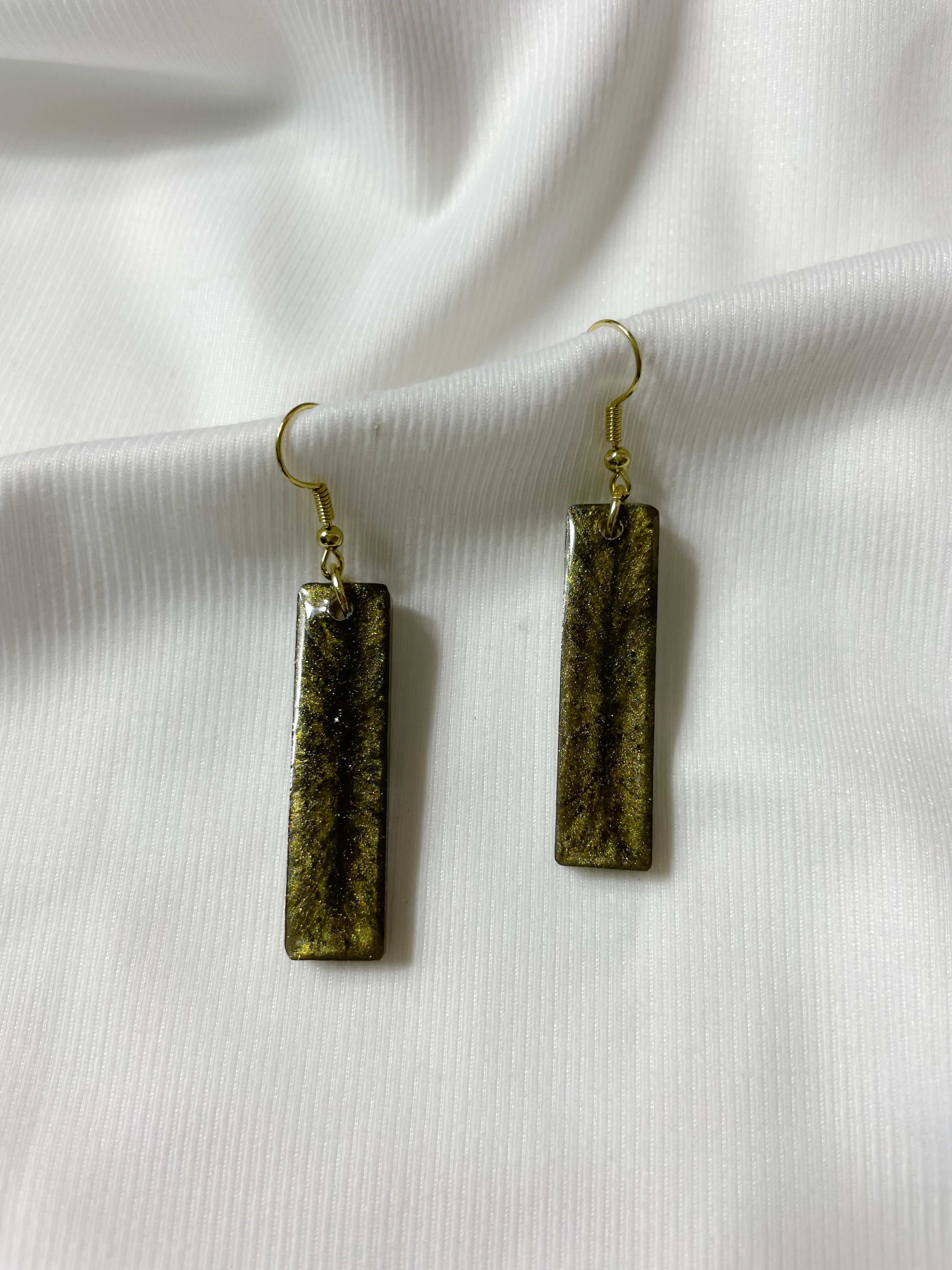Zavia Walker Green drop earrings