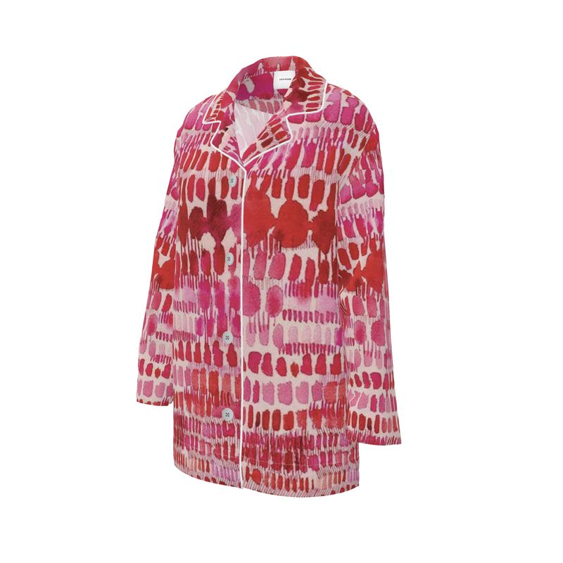 Pink Sea Luxury Silk shirt