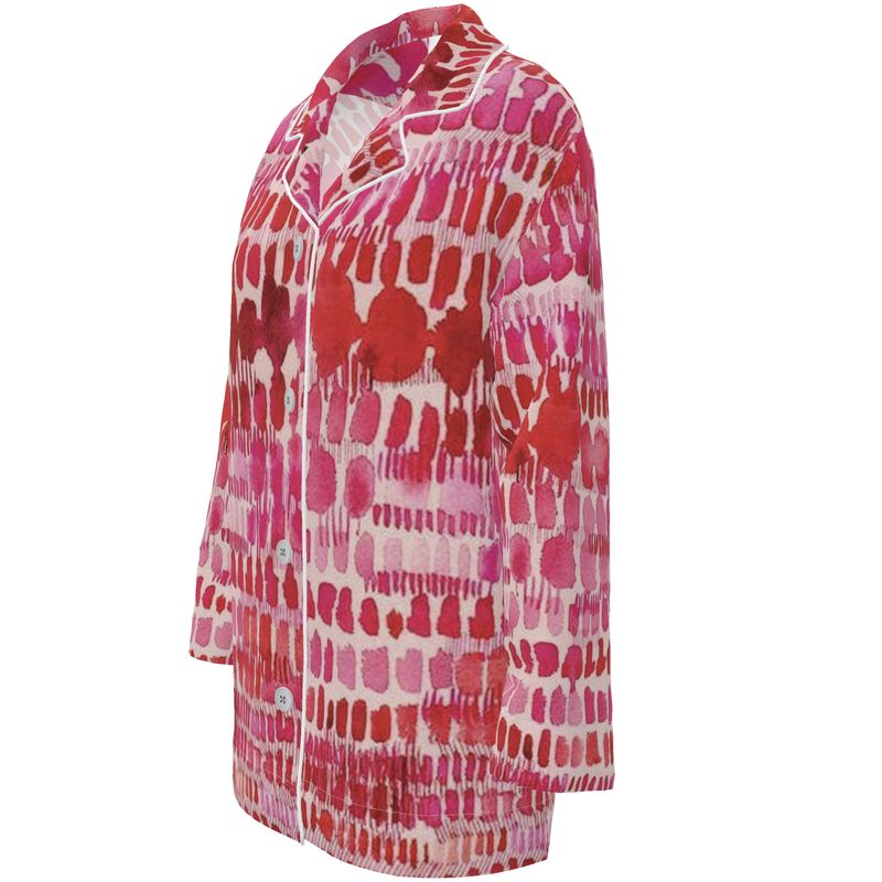 Pink Sea Luxury Silk shirt