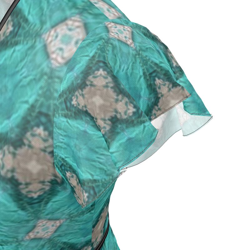 Teal Dreams Tea dress