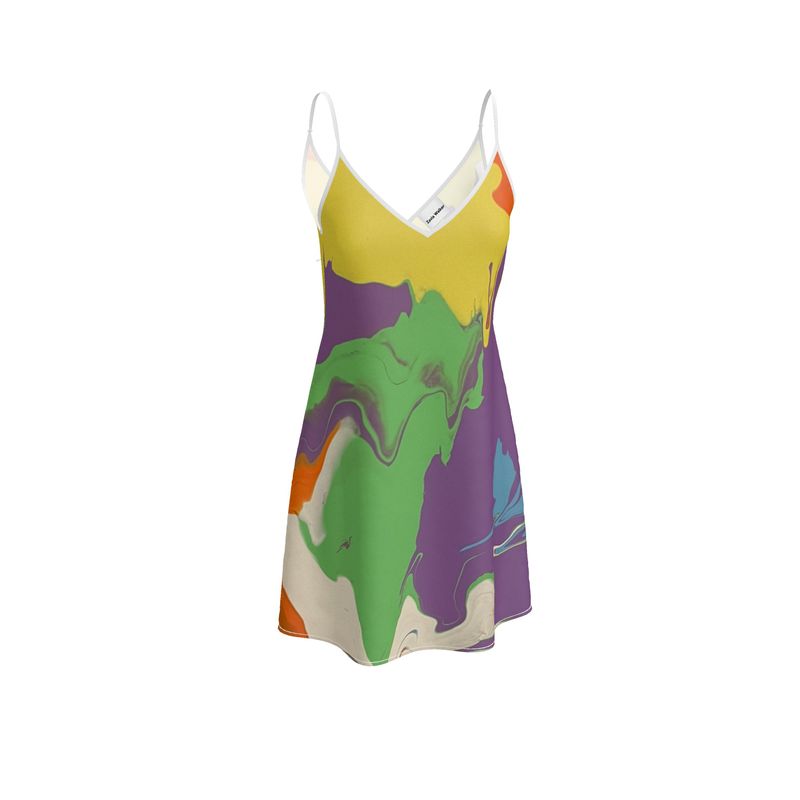 Iris short slip dress