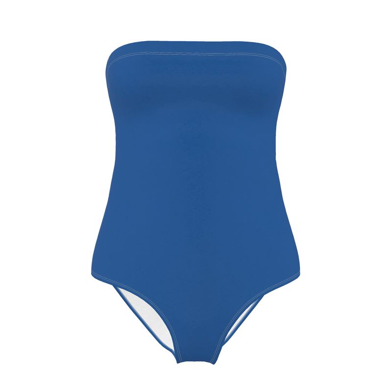 Navy Island Strapless Swimsuit