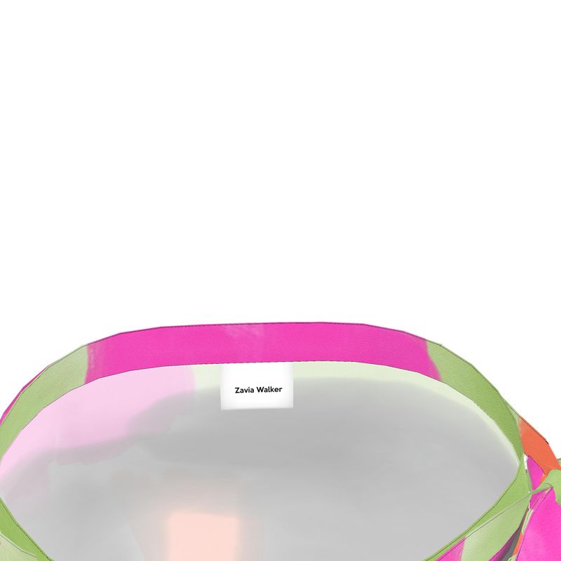 pop of color flounce skirt