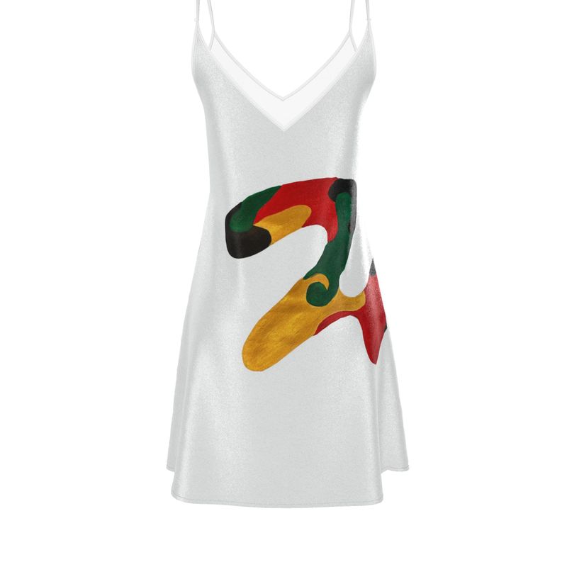 Roots Short Dress in White