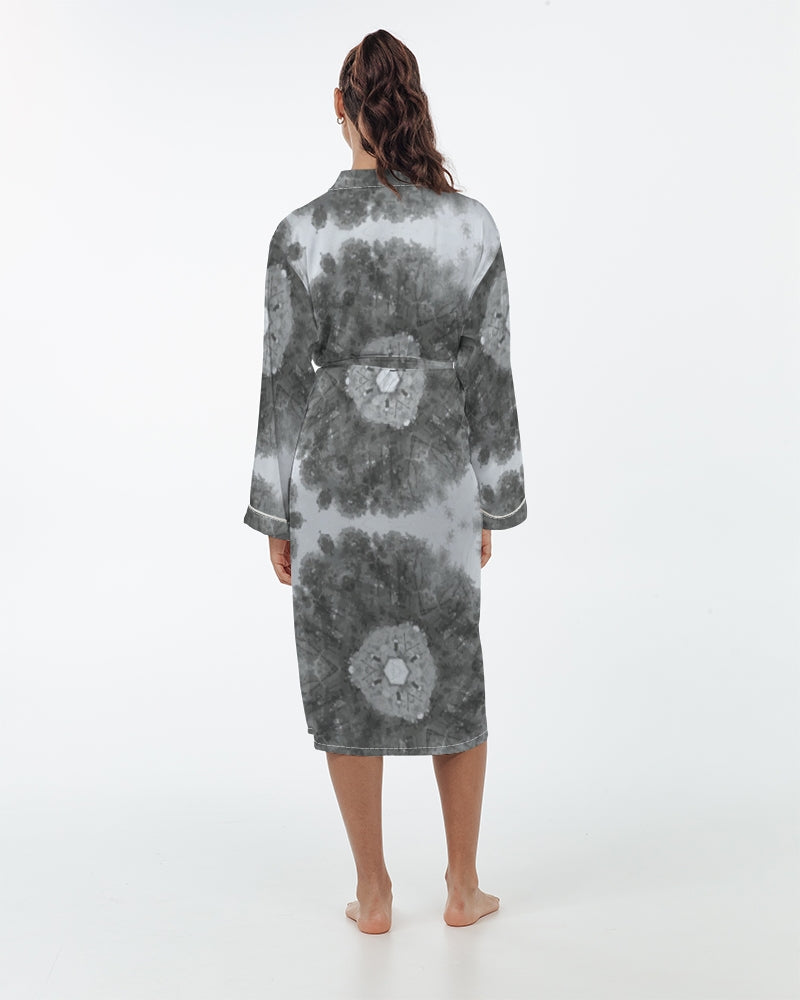 Winter Solstice Women's Satin Robe – Zavia Walker