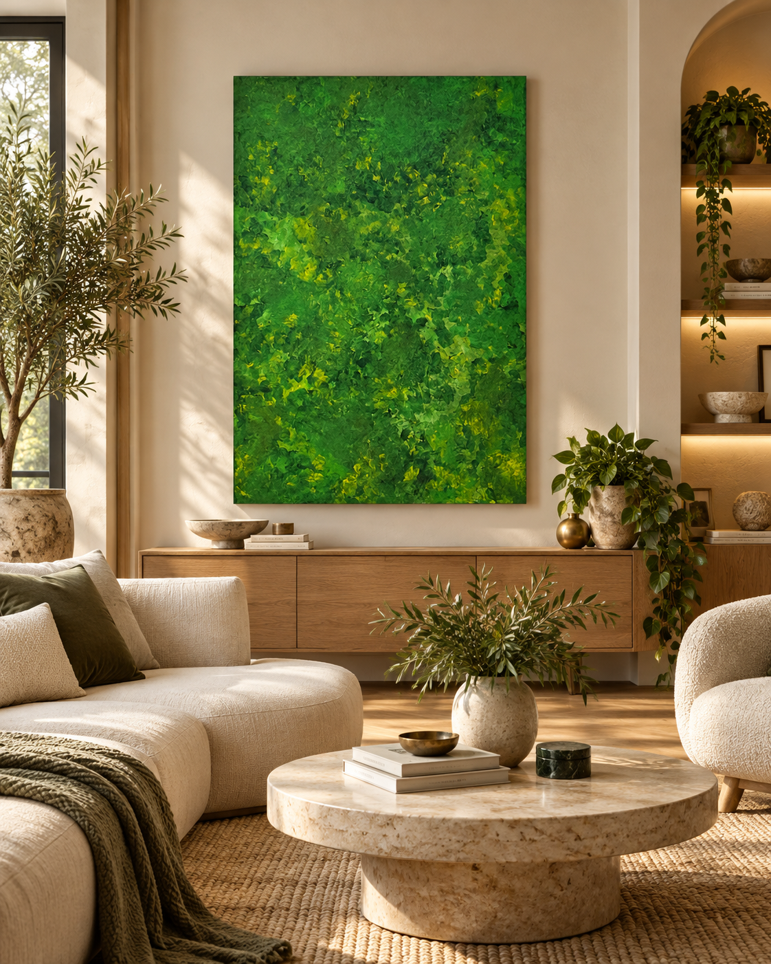 Green Goddess Original Acrylic on Canvas