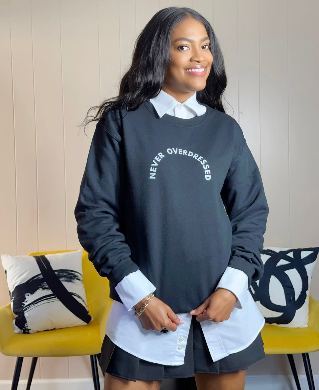 Never Overdressed Unisex Sweatshirt