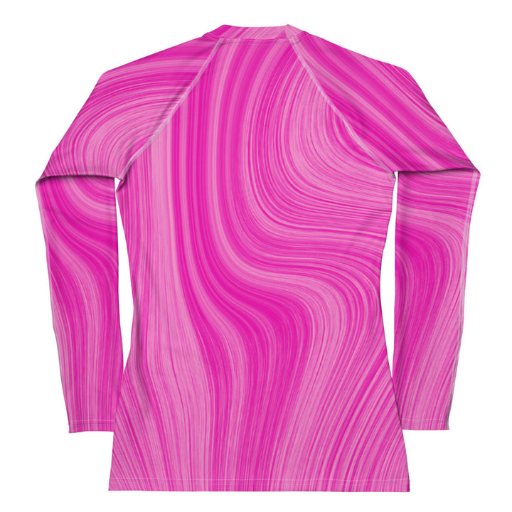 Pink Waves Fitted Top