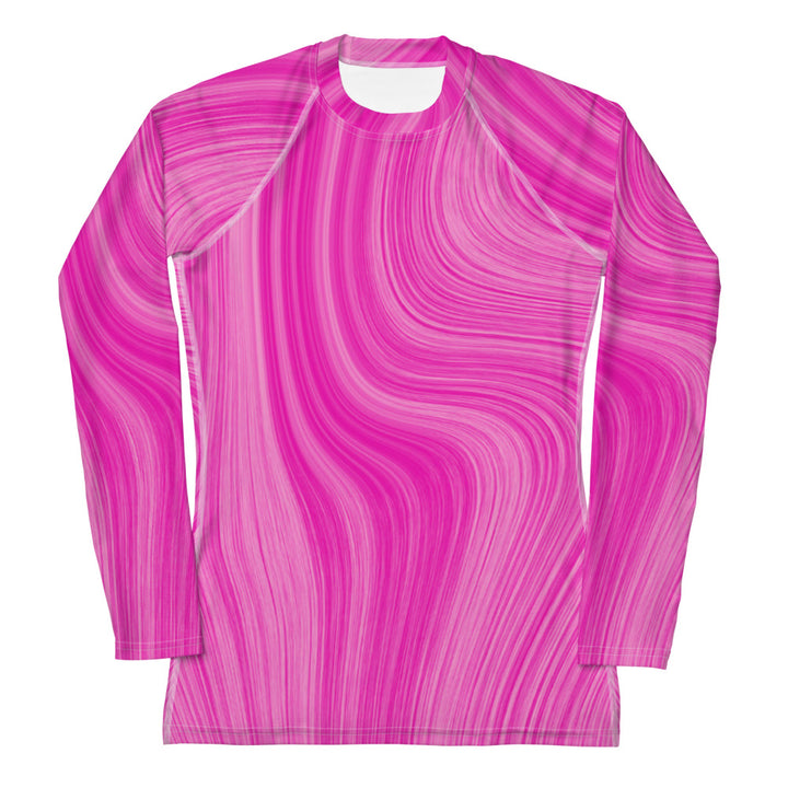Pink Waves Fitted Top