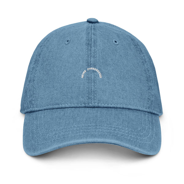 Never Overdressed Denim Hat – Zavia Walker