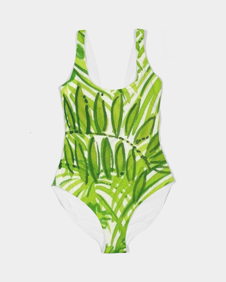 Tropical Women's One-Piece Swimsuit