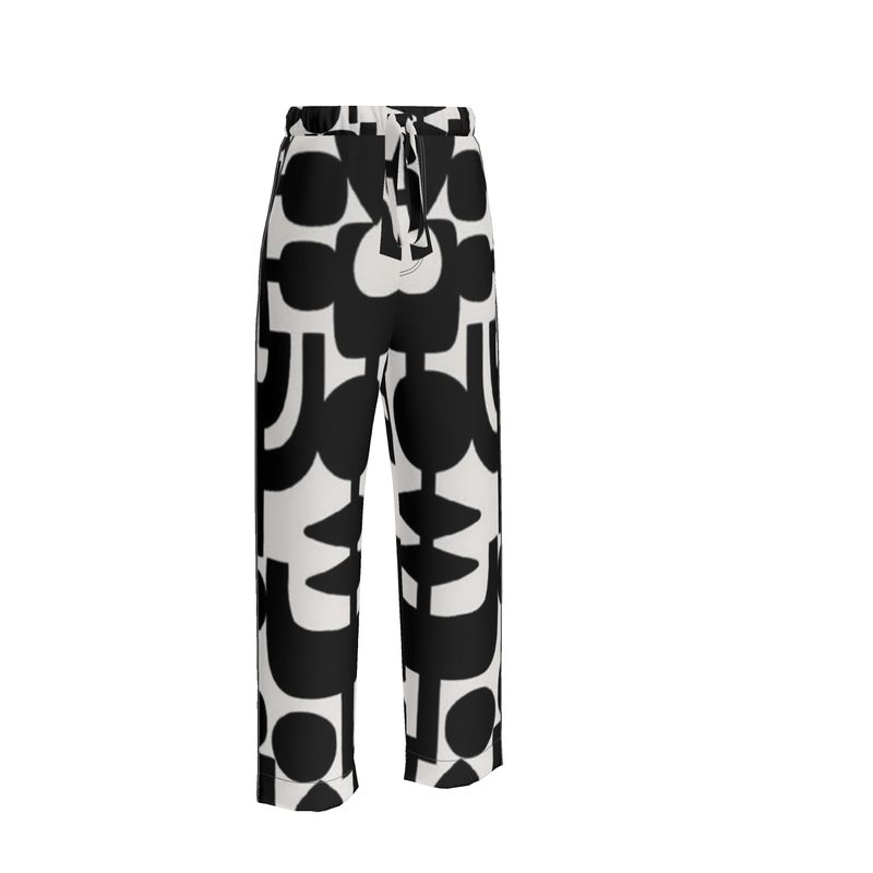 Black & White Geometric Luxury Pajama pant