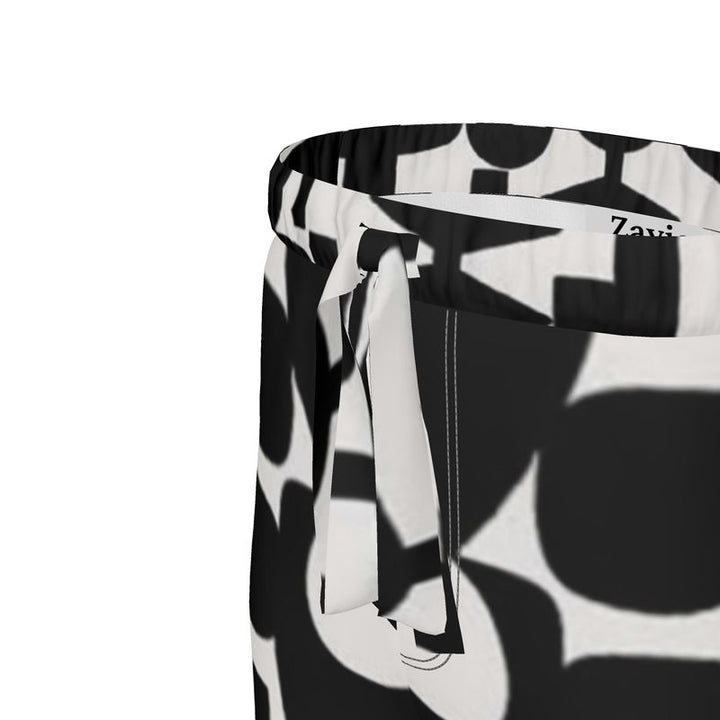 Black & White Geometric Luxury Pajama pant