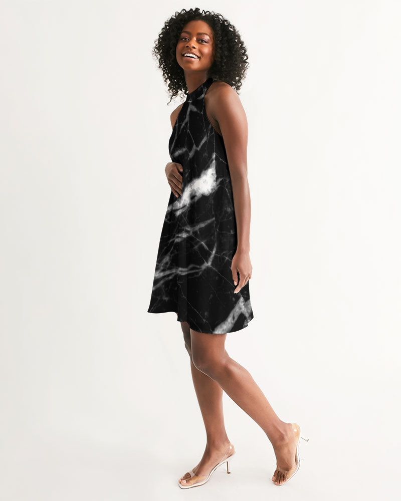 Black Onyx Women's Halter Dress