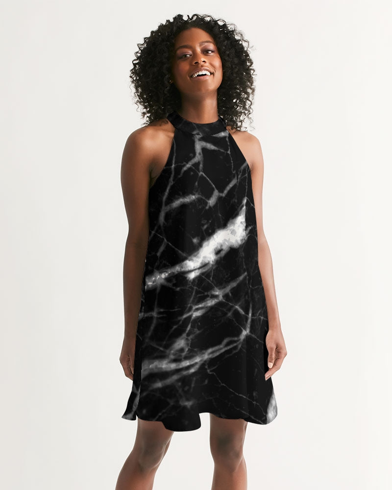 Black Onyx Women's Halter Dress