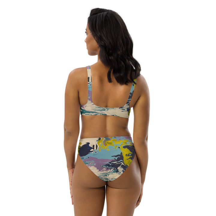 Pour It Up Recycled high-waisted bikini