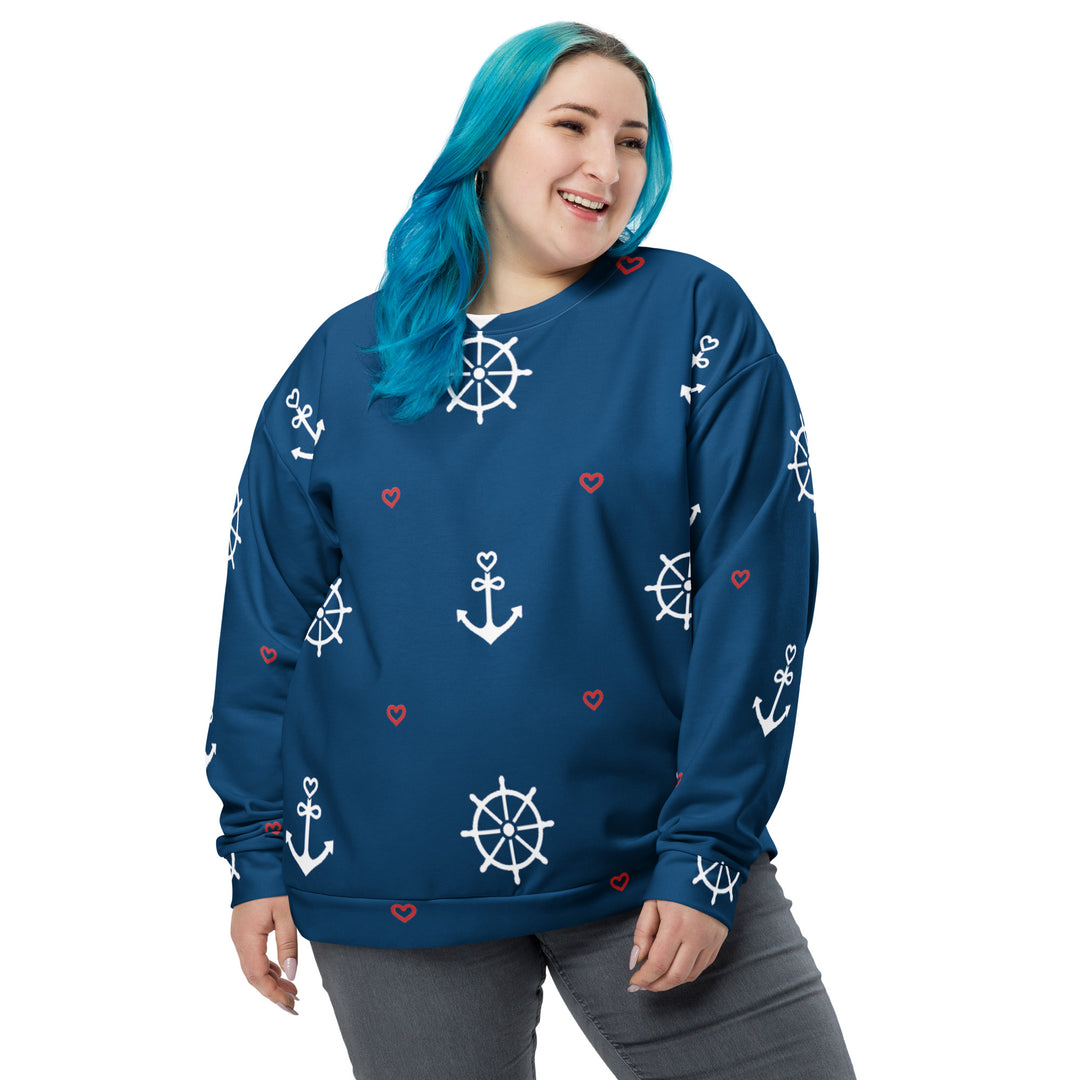 Zavia Walker Nautical Unisex Sweatshirt